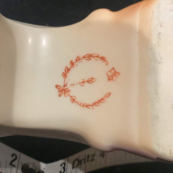 Beautiful vintage shoe with flowers 7 inches - Picture 7 of 8